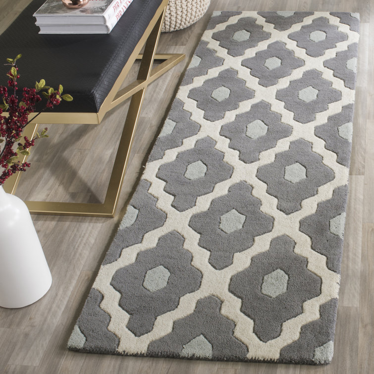 Carolene Hand Tufted Wool Geometric Rug