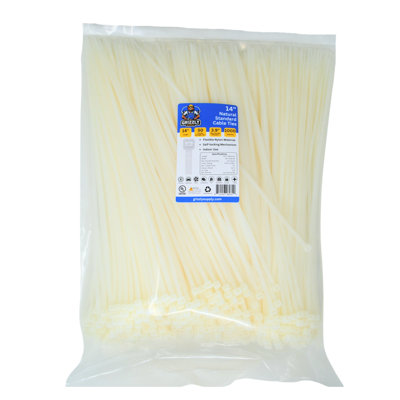 14" 50lb Standard Cable Tie 1000/bag