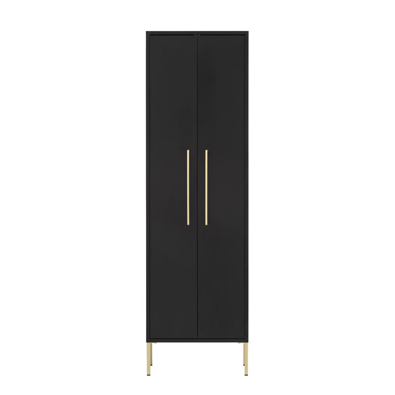 Sarah Linen Cabinet, Schwarz