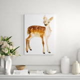Woodland Critter V Print by Fern Cassidy