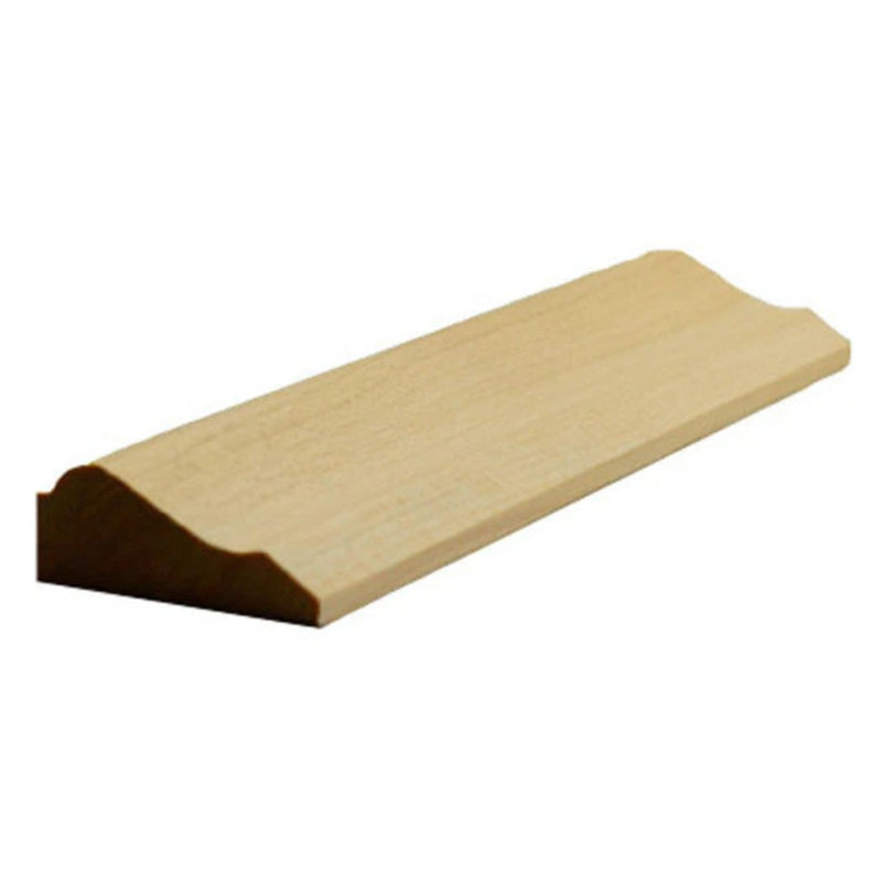 Moulure de panneau colonial EWPM38 de 1-1 / 8 po de largeur x 7/16 po de bordure. Sans finition, Érable