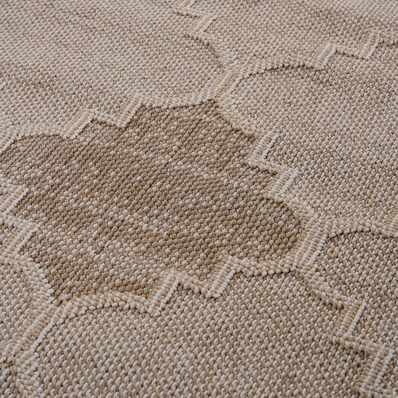 Tapis à treillis pour l'intérieur et l'extérieur, Rectangle 4 pi x 6 pi 2 po
