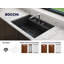 Baveno 27 in. L Dual Mount Single Basin Kitchen Sink-245544747-264804936