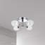 Plafonnier semi-encastré à 4 lumières sphériques 20,5 po Andi-692380400-692380403