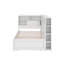 Lit de jour simple en bois avec tablettes, USB et lit gigogne-1727193486
