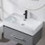Belfry Bathroom 42mm W White Ceramic Oval Sink with Overflow-1432347816