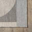 Tapis gris géométrique tissé à la machine Rectangle Faires-668777883