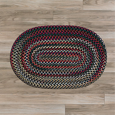 Tapis réversible Roxborough Park - satin noir