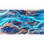 Aimal Blues River (Part 1) - Impression sur toile tendue-694488824