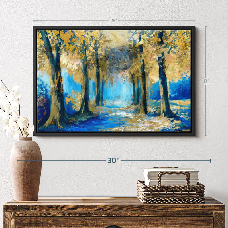 " Abstract Forest ", 25" H x 17" W