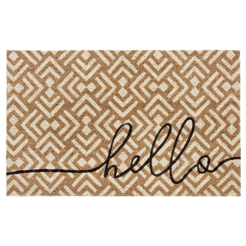 Mix Mats Hello Geometric Doormat