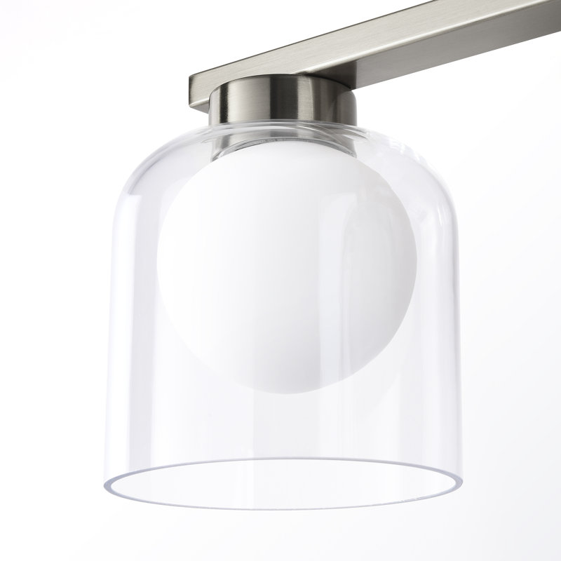 Éclairage pour meuble-lavabo à DEL réglable 3 lumières 20K 3CCT 3000K / 4000K / 5000K 20 " , Nickel poli, 3