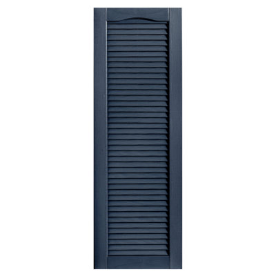 Cathedral Top Full-style Open Louvre Shutters Pair