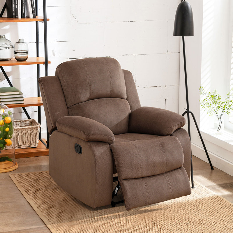 Fauteuil inclinable manuel 35 po, Brown
