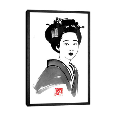 Geisha Starring by Péchane - Painting on Canvas