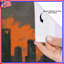 Rideaux de douche Orange City Skyline-430722681