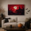 Art mural sur toile Spooky Coastal Graveyard and Lighthouse Under Halloween-2027501413