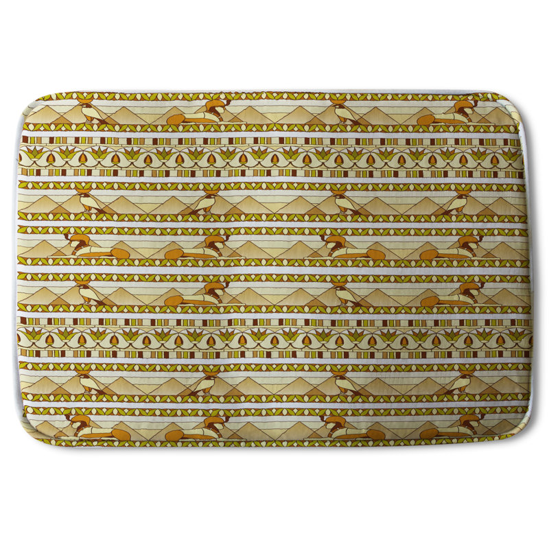 Seidenberg Non-Slip Bath Rug, Golden Sphinx Dynasty
