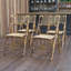 American Champion Bamboo Wood Folding Dining Chairs
