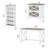 Huckins 3 Piece Writing Desk Office Set-1587439688