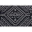 Blue My Mind Southwestern Area Rug in Dark Navy/White-778840304