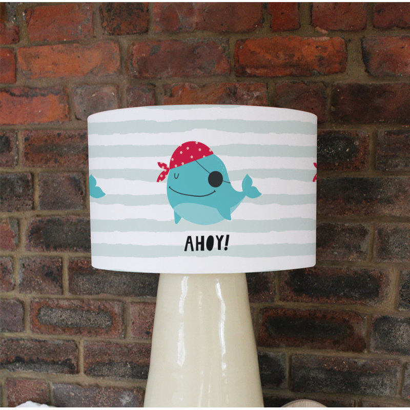 Cotton Drum Lamp Shade ( Uno ), 22cm H x 25cm W x 25cm D