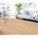 Tapis beige touffeté à la main