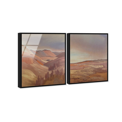 Collected Views Set High-Gloss Acrylic Glass Wall Art Landscape & Nature Print by Oliver Gal, Ready to Hang, 16 x 20