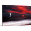 « blanc voilier et rouge coucher de soleil », impression sur toile-957663772