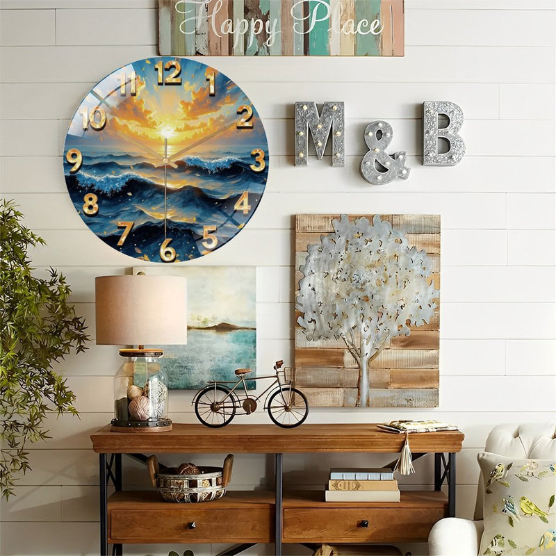 Horloge murale 12 po