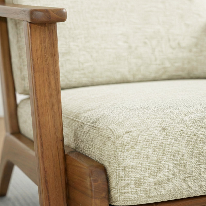 Roddney 30" W Armchair, Cream Linen