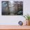  «Peaceful Path» par Martin Podt, art mural en verre acrylique, 16 po x 12 po