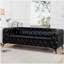 Canapé à trois places avec coussin carré amovible de 84,06 pouces de largeur et accoudoirs traditionnels-2006508490