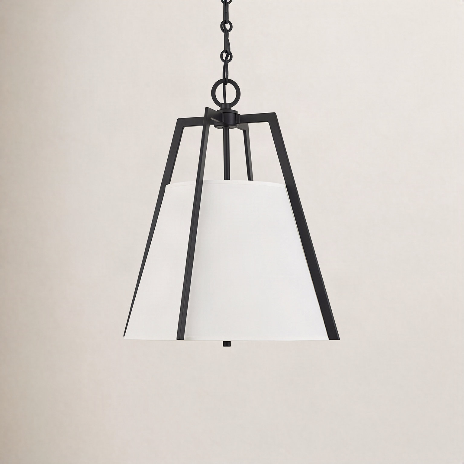 Joy Dimmable 3-Light Pendant, Black