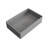 19.68'' Concrete Vessel Rectangular Modern Gray Bathroom Sink-1803264244