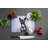 Boston Terrier Ziggy Glass Cutting Board