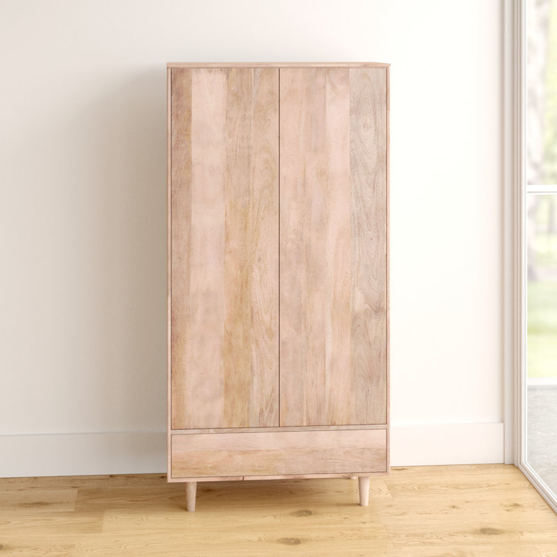Maxton 2 Door Solid Wood Wardrobe