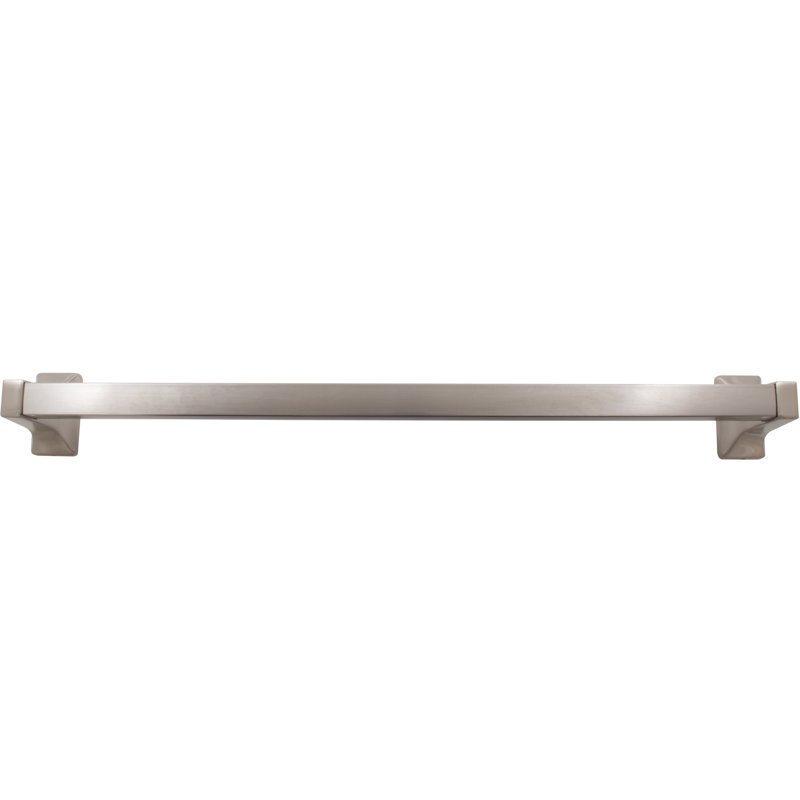 Barre à serviettes murale Lakewood, Nickel satiné, 2.2" H x 30.5" W x 2.45" D