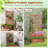 60'' Tall Raised Garden Bed w/ Diamond Lattice Trellis Drainage Holes Outdoor-1798320197