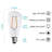 ST19 LED Filament Light Bulb, 60-Watt Equivalent, Non-Dimmable, 5000K
