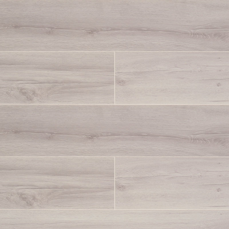 Revêtement de sol stratifié 7 po x 47 po x 8 mm, Gris