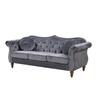 Evianna 79.5'' Velvet Sofa