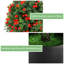 Paquet de 2 topiaires roses artificielles, plantes artificielles d'extérieur