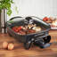 VonShef Electric Frying Pan 5L, 30cm Square Non-Stick Multi Cooker with Glass Lid
