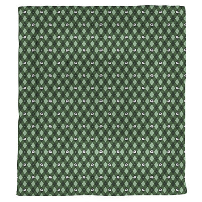 Édredon réversible simple Katelyn Elizabeth Argyle Skulls