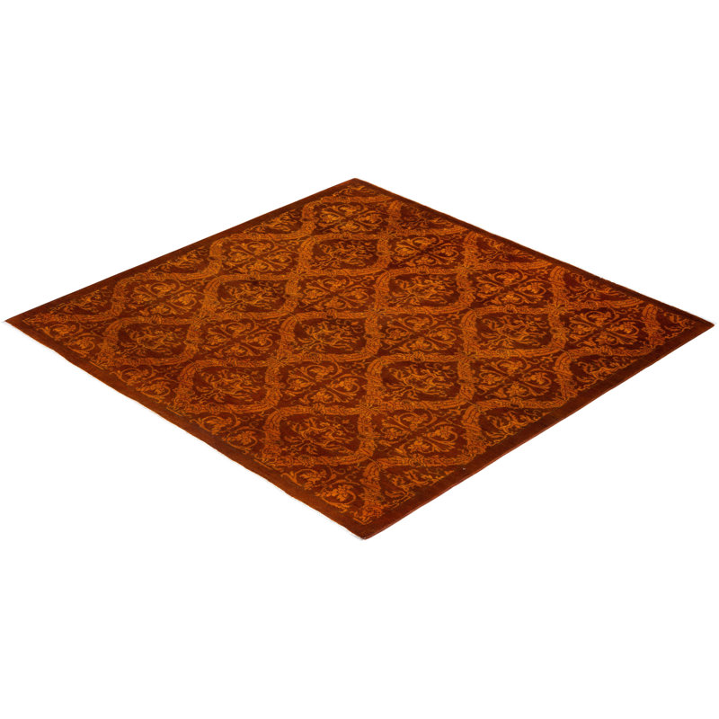 Tapis unique fait à la main Vibrance - doré, 5 pi 10 po x 6 pi 0 po