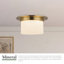 Mineral 11-in Brass Flush Mount-2005206601-2005206596