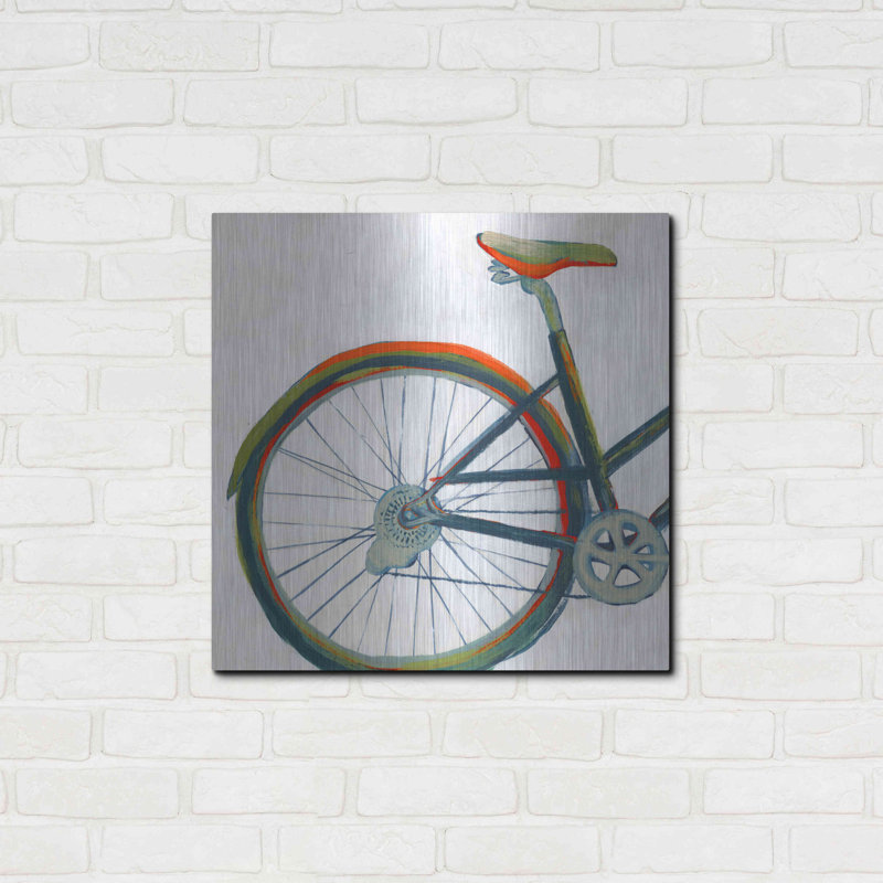 «Bicycle Diptych I» par Grace Popp, H 24 po x l 24 po