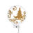 Elegant Wall Lamp, 11.8 x 14.2 x 3.9 inches | 100% Metal, White & Gold Finish | IP 44 Rated, Max 12W, On/Off Switch | Perfect for Glam, Animal & Christmas Decor | Versatile Cable Connection, Stylish Lighting Solution-106854152