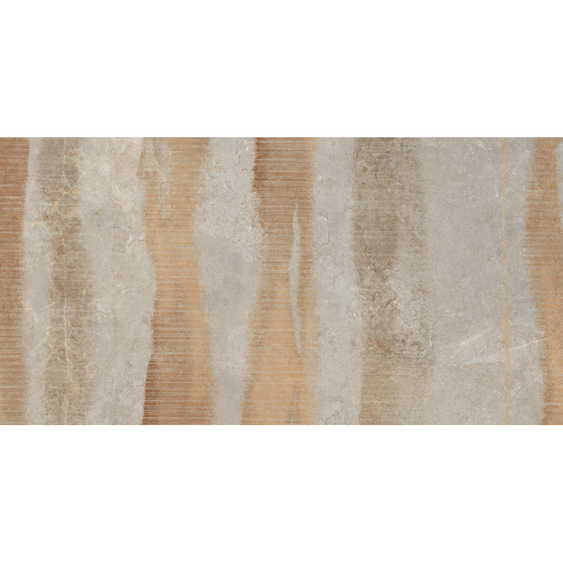 Terramor Grigio 24 po X 47 po Carreau de plancher et de mur en porcelaine polie (15,5 pieds carrés / caisse), Fuse Calda